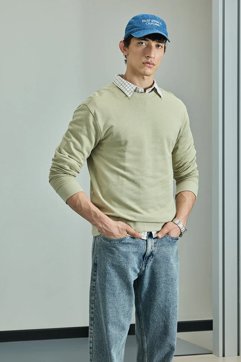 SNITCH Core Lab Beige Solid Sweater