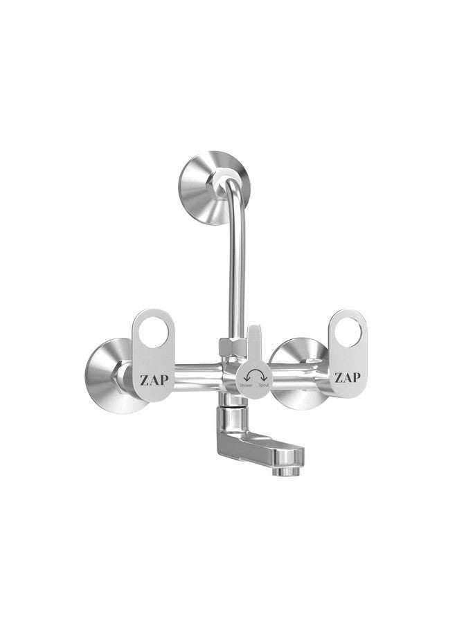 Zap GEO WALL Mixer 2 in1 With provision of Overhead shower and 360" Swivel Bend, Hot and Cold water Knob, - Image 1