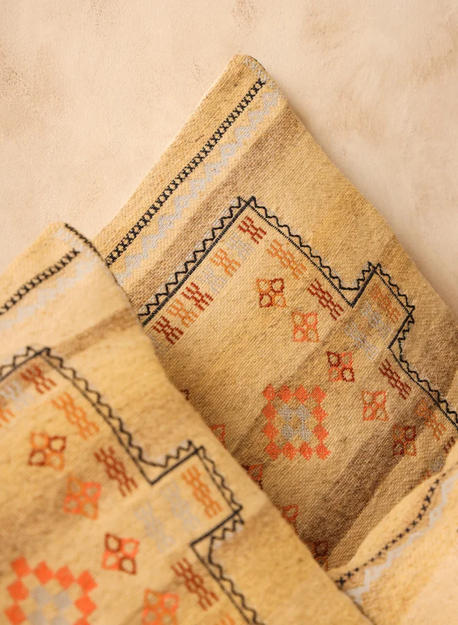 sanskrutihomes sanskrutihomes Geometric Print Organic Cotton Cushion Cover - 45x45cm