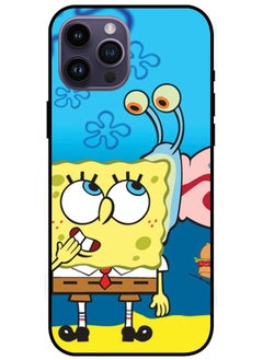 Protective Case Cover For Apple iPhone 15 Pro Spongebob