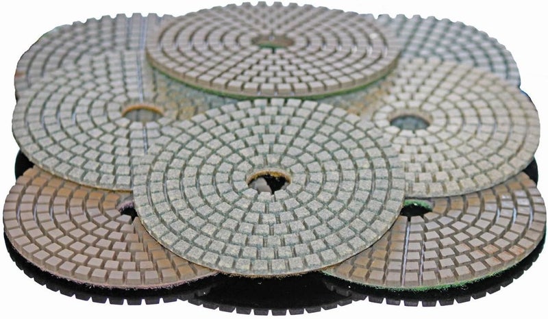 STADEA Stadea PPW240B Diamond Polishing Pads 6 Inch Set For Marble Concrete Stones Terrazzo Granite Floor Polishing  - Image 2