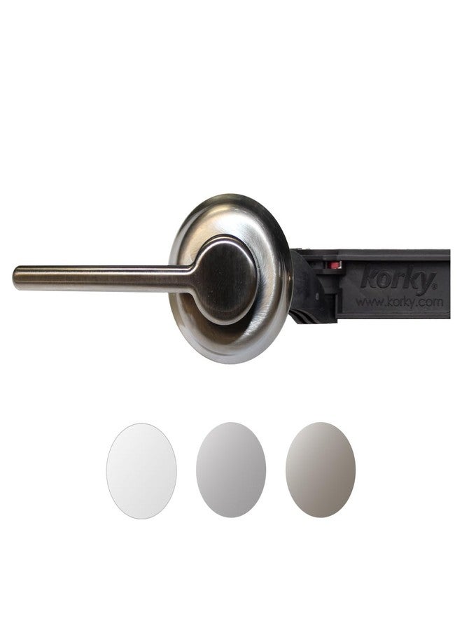Korky 6070BP BN STRONGARM Tank Lever, Universal to Fit Front Angled Side Left and Right Mount Toilets, Brushed Nickel, Classic Style - Image 2