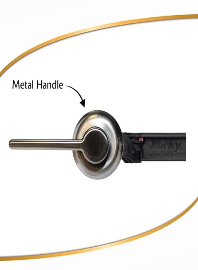Korky 6070BP BN STRONGARM Tank Lever, Universal to Fit Front Angled Side Left and Right Mount Toilets, Brushed Nickel, Classic Style - Image 5