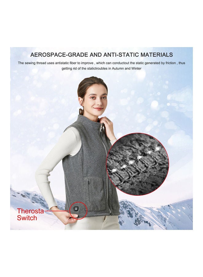 NIBEMINENT Electric USB Heated Warm Vest Size XL  - Image 2