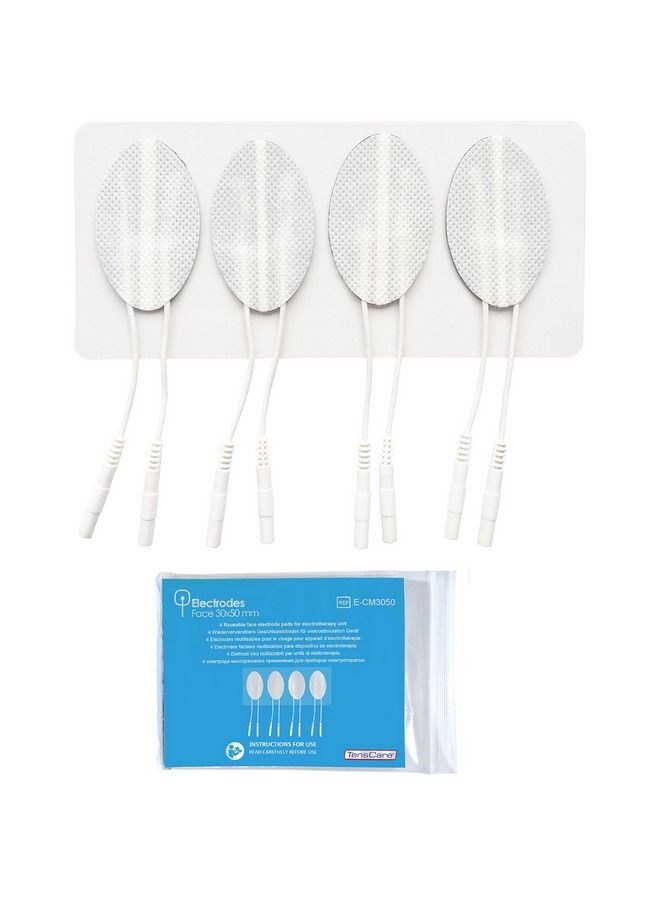 TensCare 4 Reusable Pairs Of Face Electrode Pads (Firming Lifting And Reducing Wrinkles) - Image 3