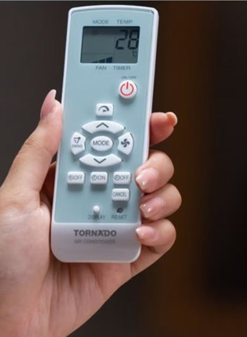 Tornado Split Air Conditioner 1.5 HP Cold Fast Cooling White TH-C12BEE - Image 2