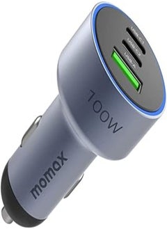 Momax Momax MoVe 100W triple-port car charger, support PD 100W (Space grey) 