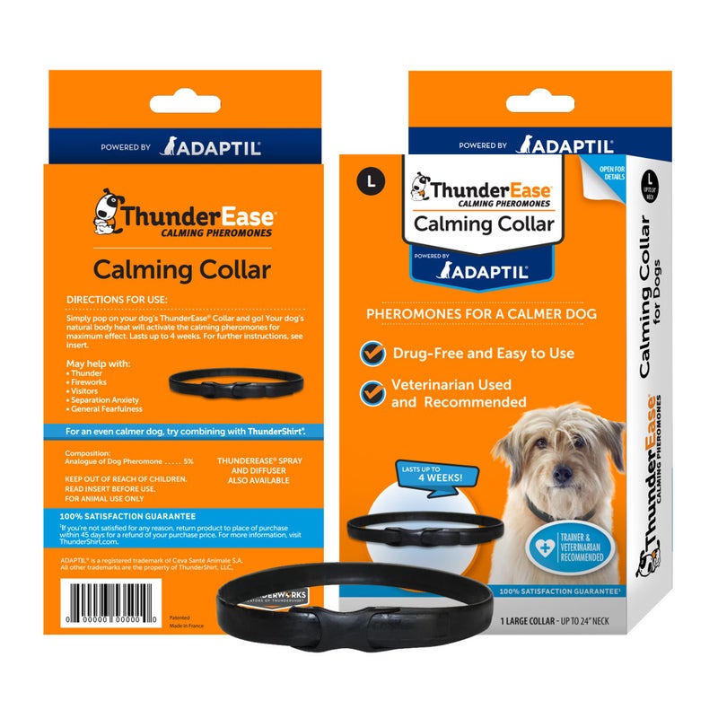 ThunderEase Calming Anti Anxiety Pheromone Collar for Dogs (Large) - Image 2