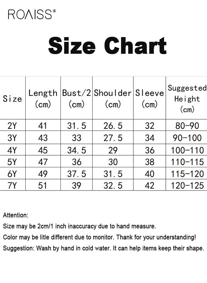 رويس بلوزة أنيقة للأولاد الصغار، بلوزة برقبة مستديرة وأكمام طويلة بنقشة جميلة، مناسبة للارتداء اليومي أو أي مناسبة - Image 4