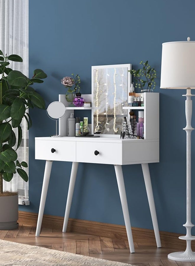 Home Canvas Home Canvas GlamourGaze Dressing Unit White  - Image 4