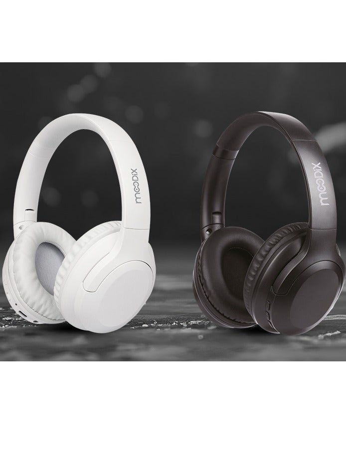 موديكس KO23BT1100W سماعة رأس بلوتوث لاسلكية، متوافقة مع آيفون وأندرويد، أبيض - Image 3