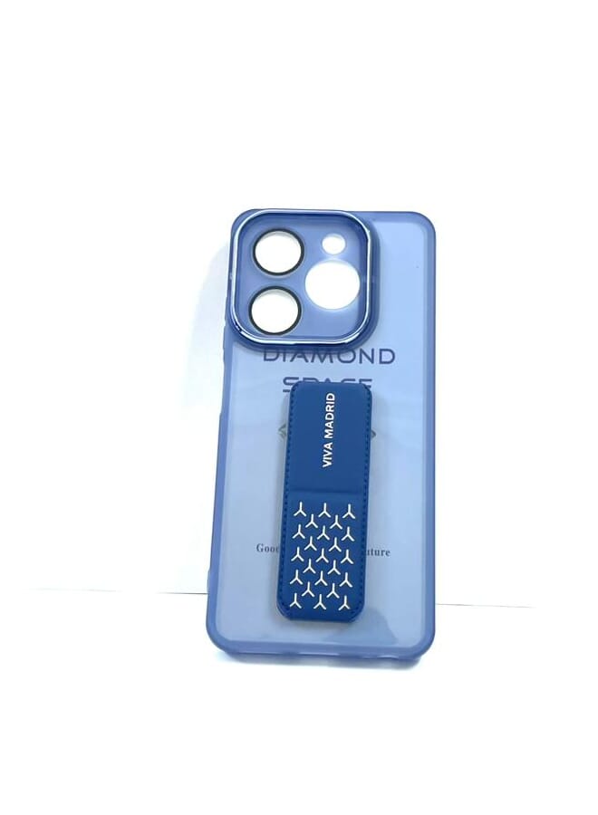 Case Cover For Tecno Spark 20  With Magnetic Hand Grip Purple