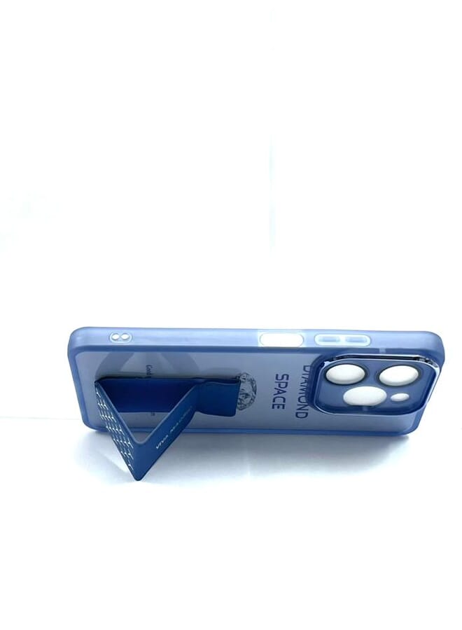 Case Cover For Tecno Spark 20  With Magnetic Hand Grip Purple