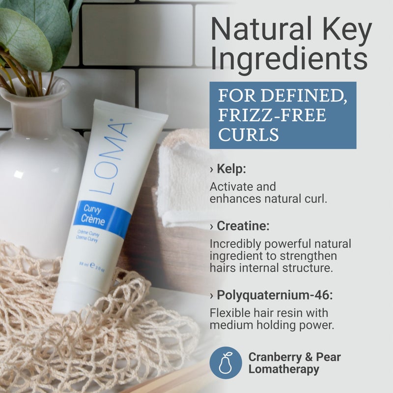 Loma Hair Care Curvy CrÃ¨me, 3 Fl Oz - Image 2