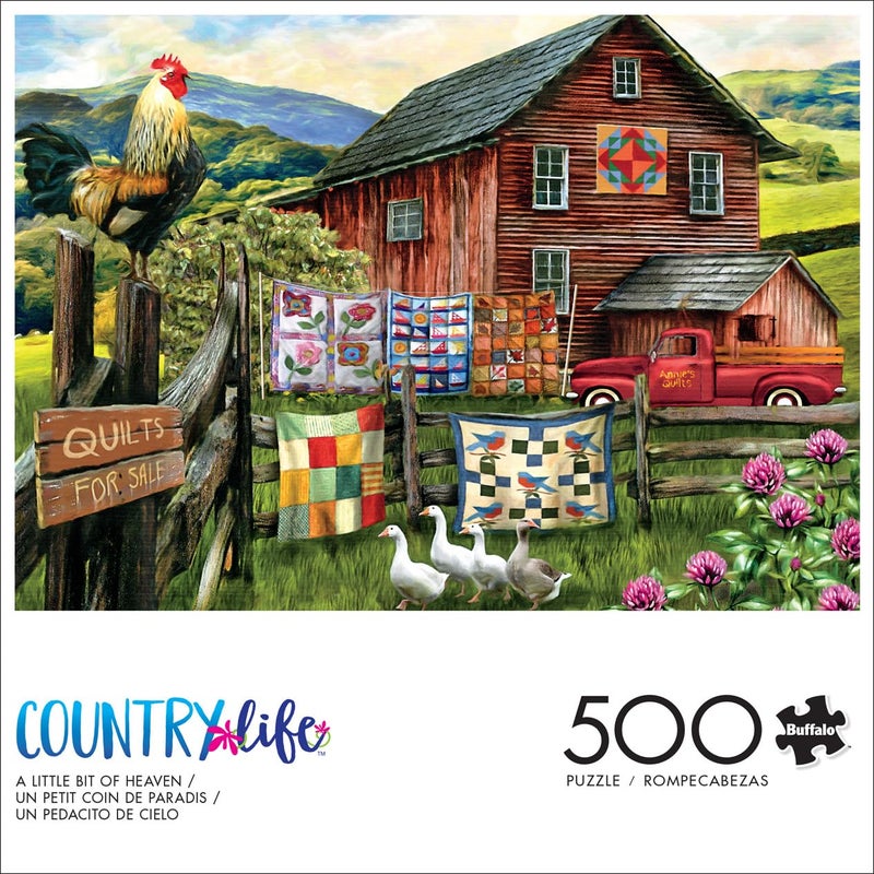 Buffalo Games - Tom Wood - A Little Bit of Heaven - 500 Piece Jigsaw Puzzle for Adults -Challenging Puzzle Perfect for Game Nights - Finished Size is 21.25 x 15.00 - Image 2