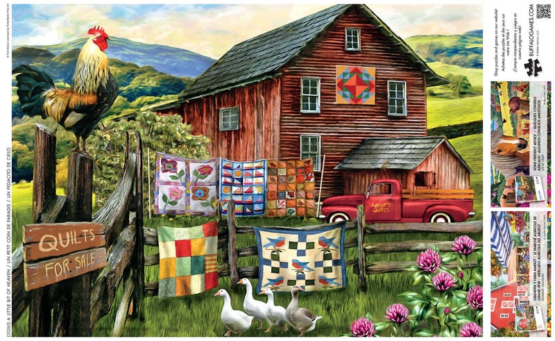 Buffalo Games - Tom Wood - A Little Bit of Heaven - 500 Piece Jigsaw Puzzle for Adults -Challenging Puzzle Perfect for Game Nights - Finished Size is 21.25 x 15.00 - Image 5