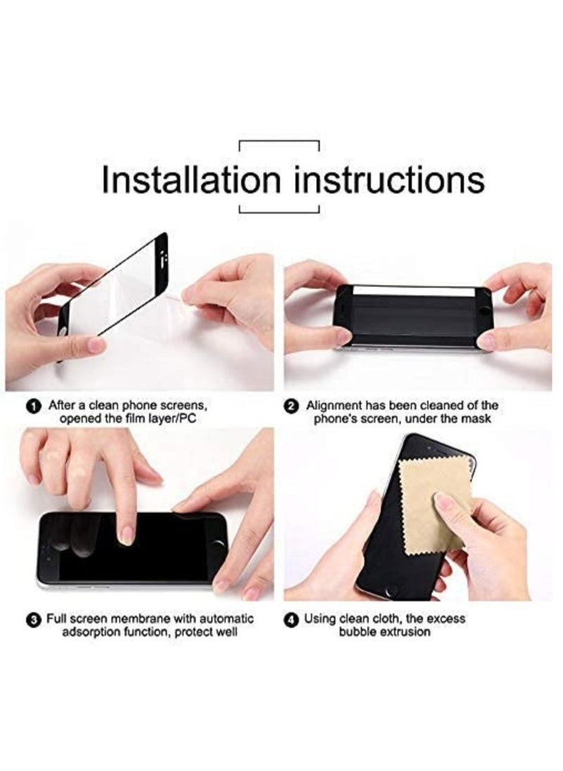 vesus Screen Protector, 3D Curved Tempered Glass Screen Protector Film [HD Clear] [9H Hardness] [Case Friendly] for Huawei Nova 7 SE 5G Smartphone - Image 3