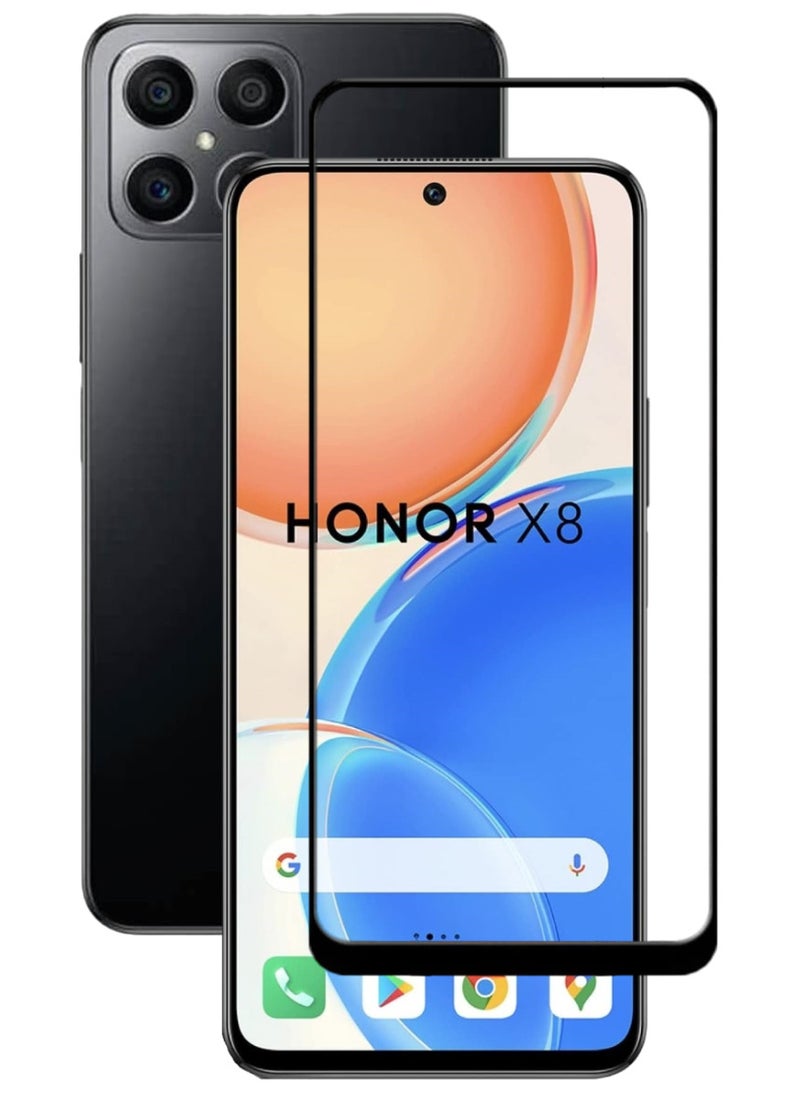 ACLIX Antistatic ESD Dustproof Premium Quality High Definition Tempered Glass Screen Protector Designed For Honor X8 - Image 1