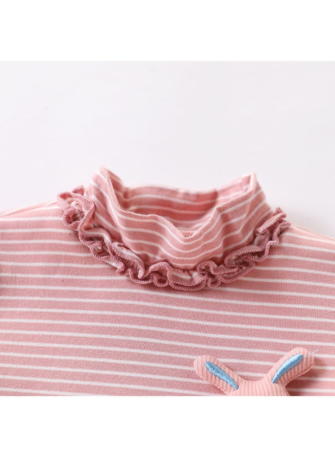 Children's Half-high Neck Autumn/winter Fleece Innerwear T-shirt Autumn Clothing Warm Top Baby Fashion - Image 5