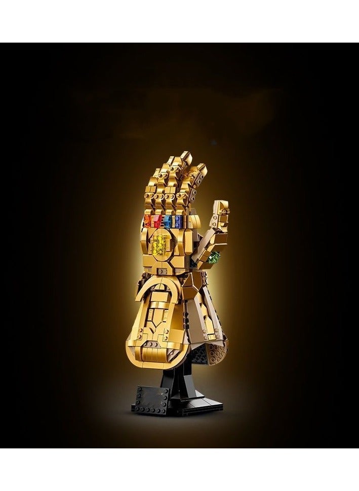 General 66019 Avengers Marvel Thanos Infinite Gloves Infinite Gloves 2544 Small particles building block toys 90012 Gifts for family and friends  - Image 2