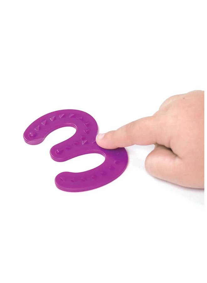 Learning Resources Tactile Numbers & Operations (15-Piece Set, Textured Surface, Ages 4+) - Image 2