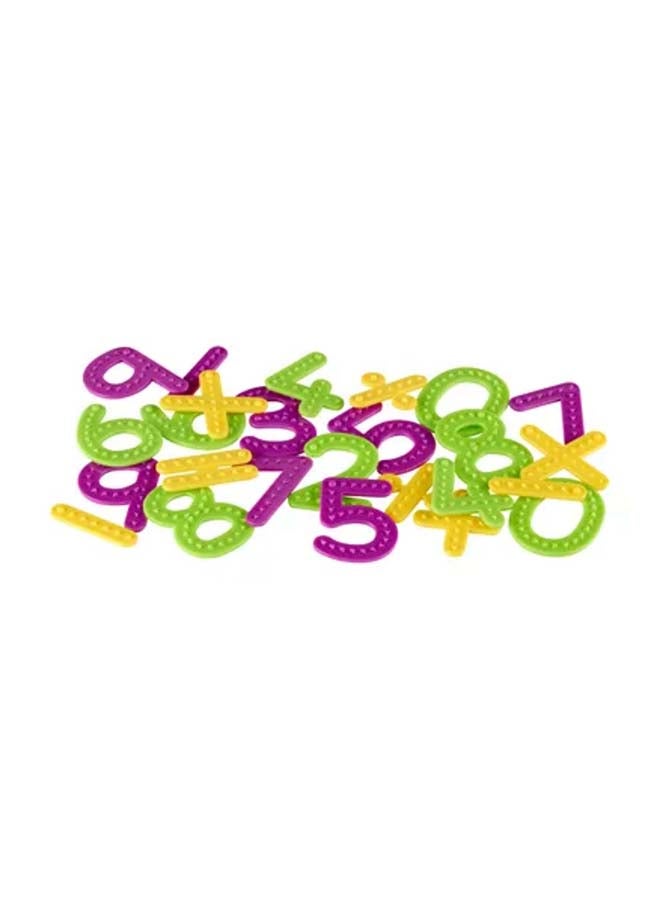 Learning Resources Tactile Numbers & Operations (15-Piece Set, Textured Surface, Ages 4+) - Image 3