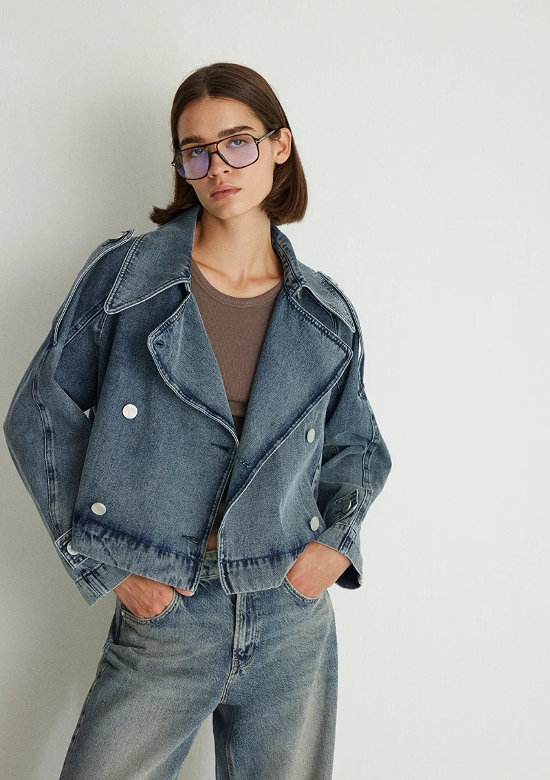 MAVI Blue Trenchcoat