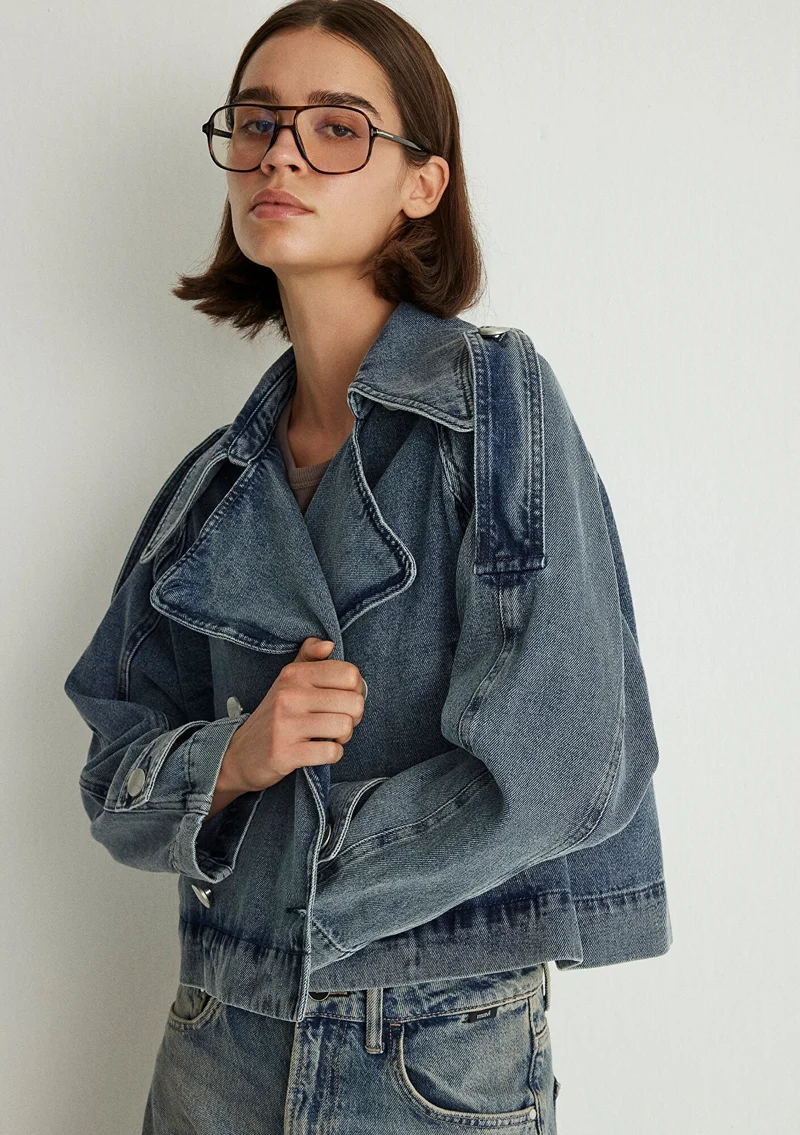 MAVI Blue Trenchcoat