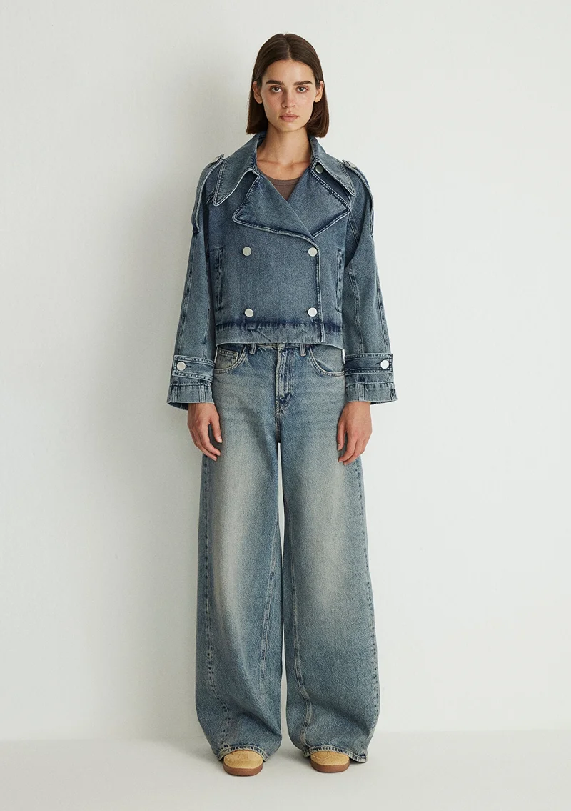 MAVI Blue Trenchcoat