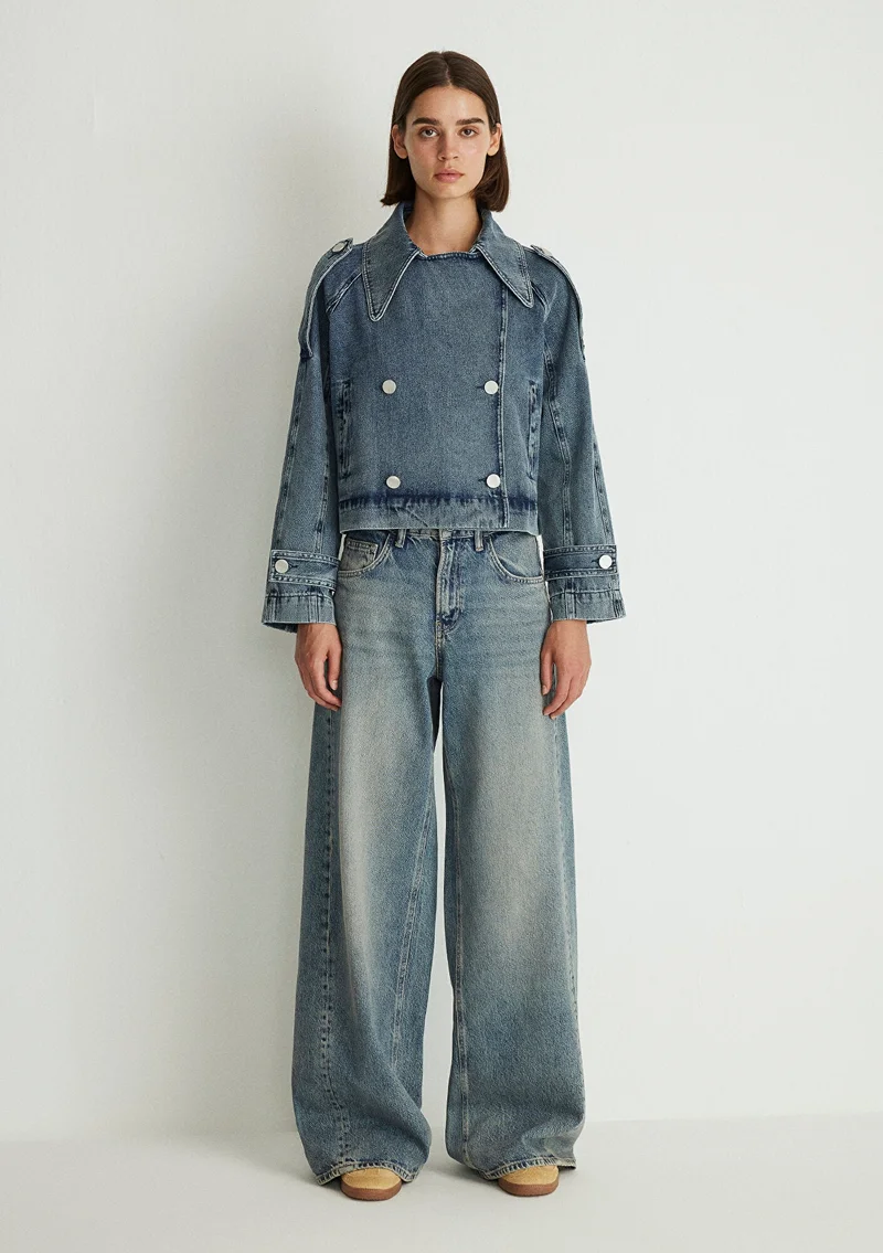 MAVI Blue Trenchcoat