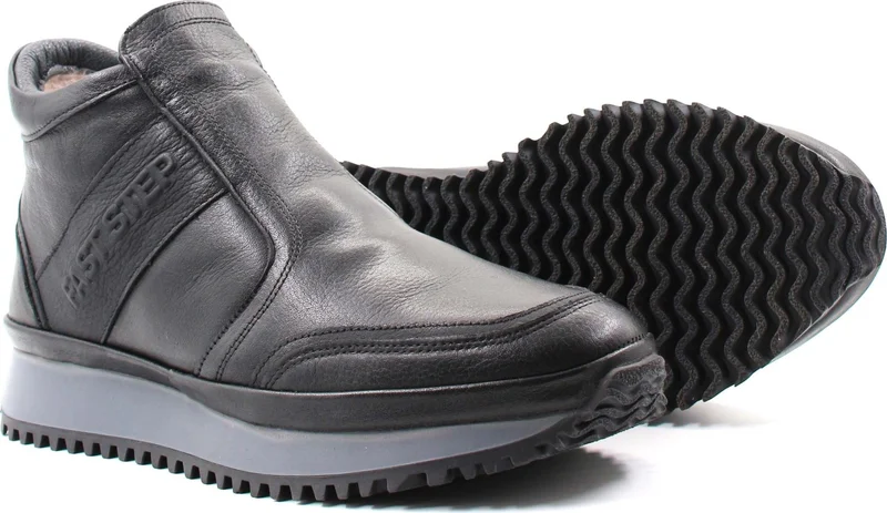 Fast Step Genuine Leather Fur Men's Sports Boots 722KMA241