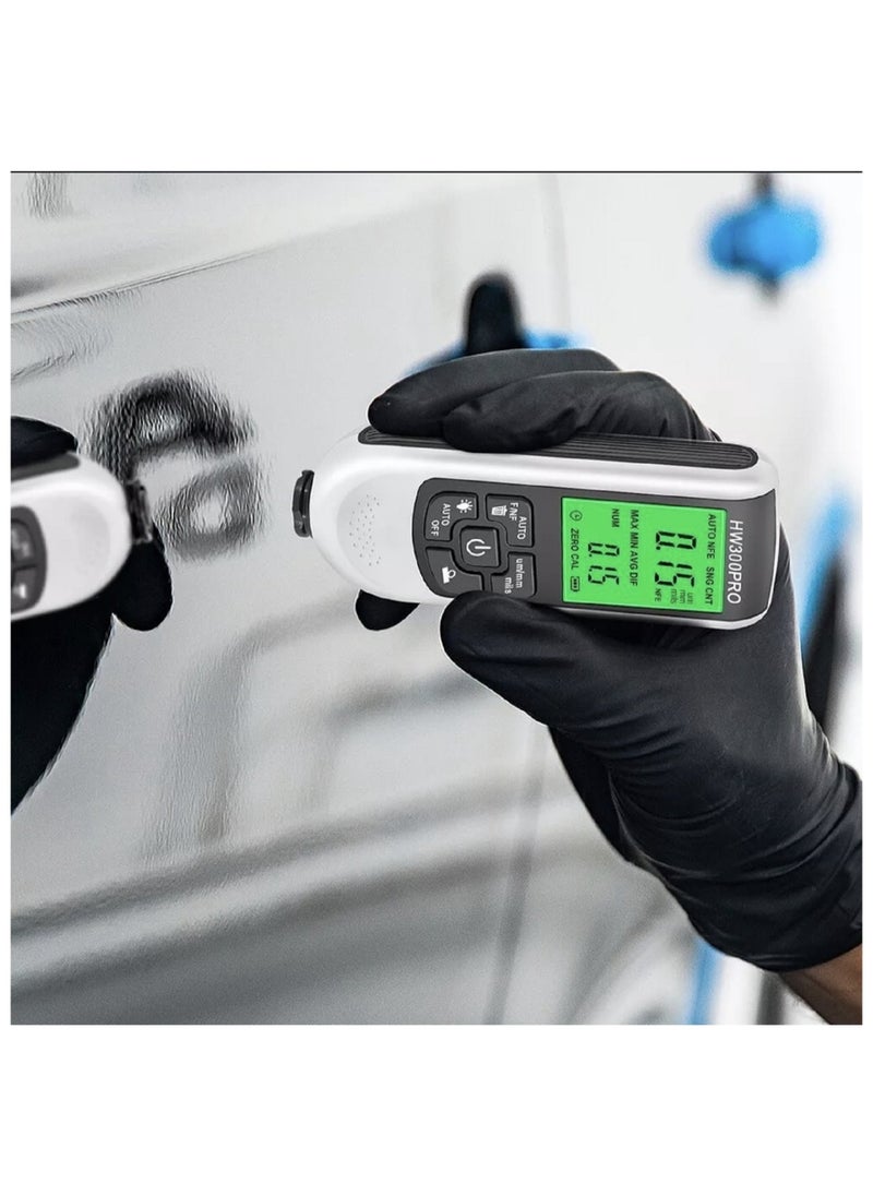 Generic Digital Car Paint Thickness Tester  Meter Automatic 0-2000UM Fe And NFe Coating Tester With Manual Automotive Paint Tools  - Image 4