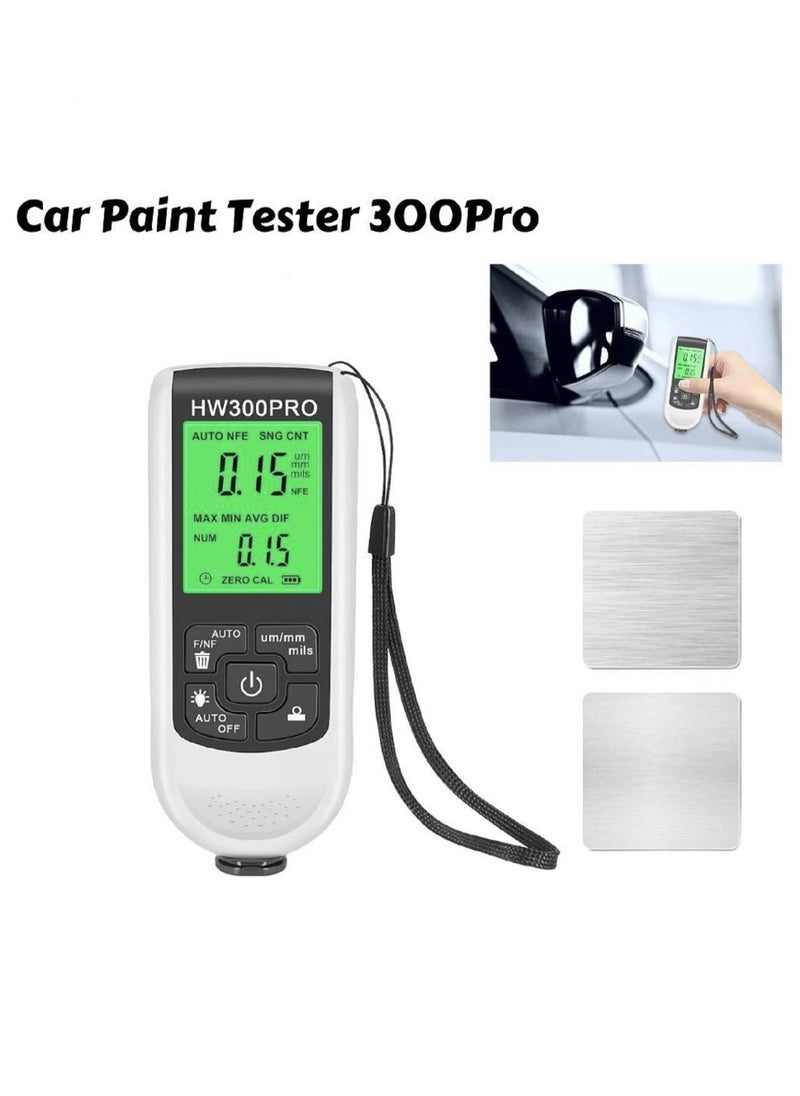 Generic Digital Car Paint Thickness Tester  Meter Automatic 0-2000UM Fe And NFe Coating Tester With Manual Automotive Paint Tools  - Image 1