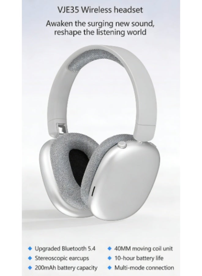 PANGPAI Stylish Over-Ear Bluetooth Headphones — Leak-Proof, Sports-Ready, and Ultra-Long Battery Life - Image 4