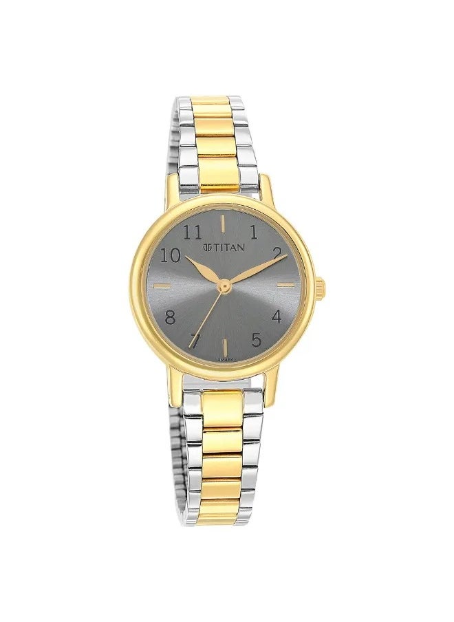 TITAN Women's Analog Round Shape Stainless Steel Wrist Watch - 2678BM01 - 34.6 Mm  - Image 1