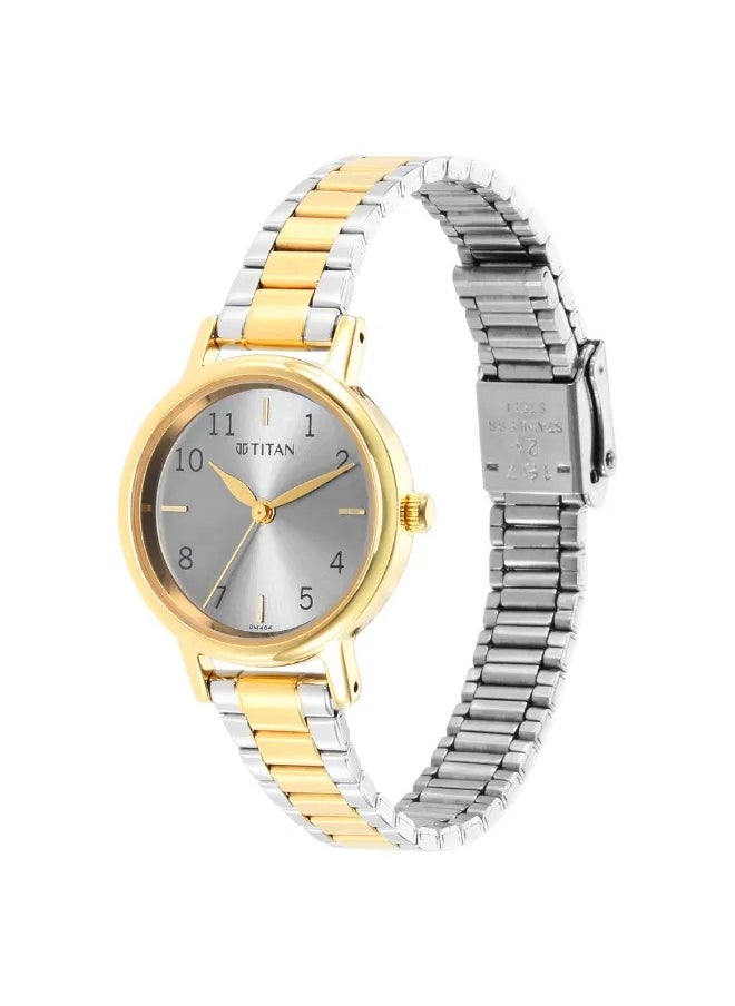 TITAN Women's Analog Round Shape Stainless Steel Wrist Watch - 2678BM01 - 34.6 Mm  - Image 3