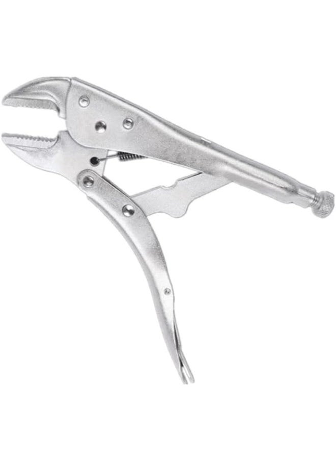 Tool Curved Jaw Locking Pliers - Vulcan Forged Carbon Steel Vise Grips - Hardened Milled Jaws for Maximum Grip - Built in Wire Cutter - Classic Trigger Release | 10 Inch |