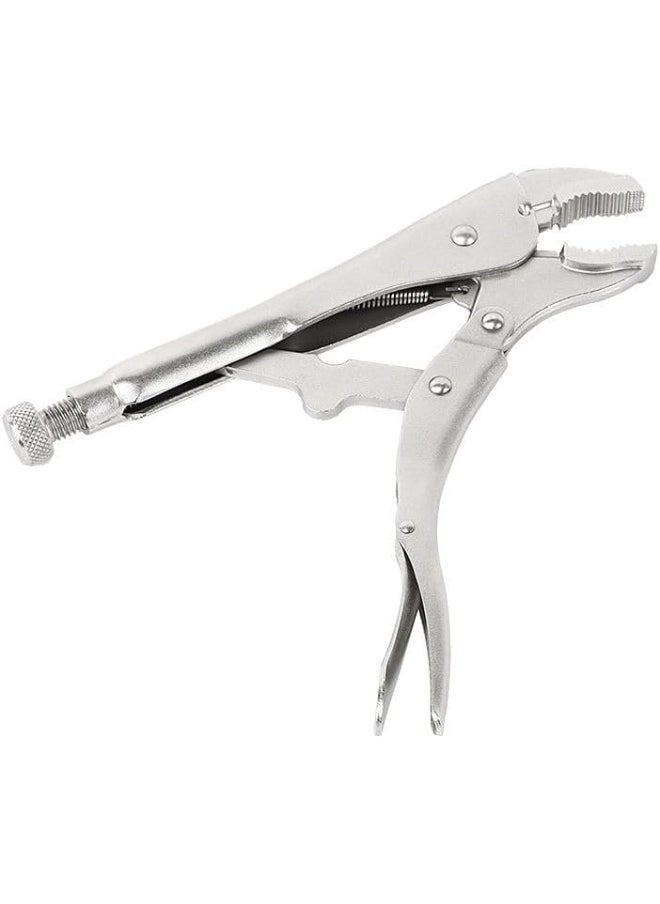 Tool Curved Jaw Locking Pliers - Vulcan Forged Carbon Steel Vise Grips - Hardened Milled Jaws for Maximum Grip - Built in Wire Cutter - Classic Trigger Release | 10 Inch |
