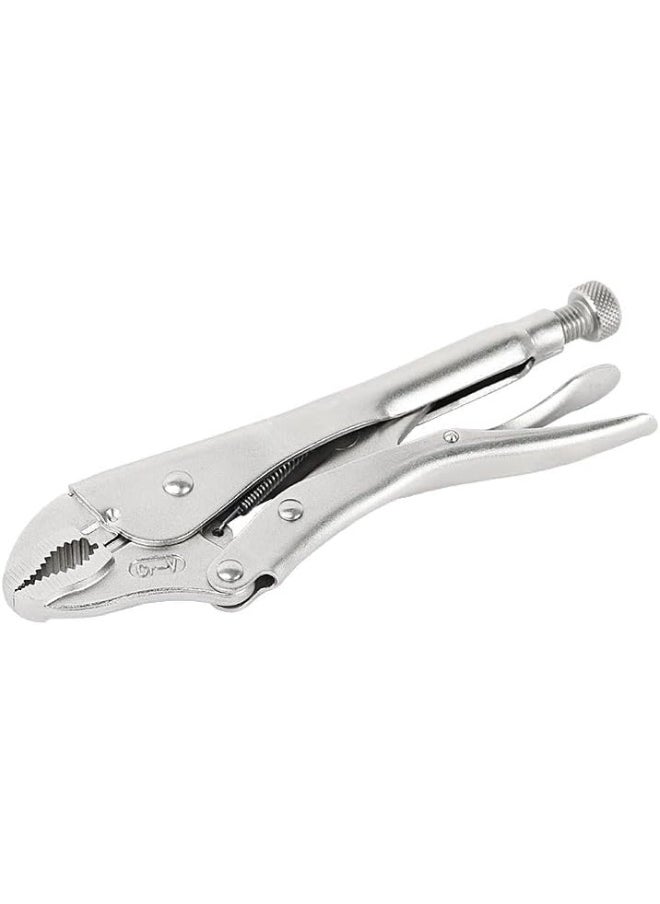Tool Curved Jaw Locking Pliers - Vulcan Forged Carbon Steel Vise Grips - Hardened Milled Jaws for Maximum Grip - Built in Wire Cutter - Classic Trigger Release | 10 Inch |