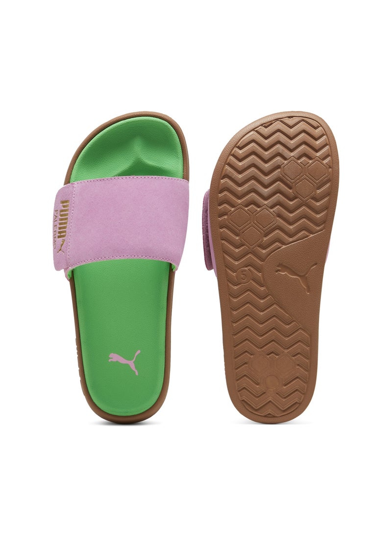 PUMA Leadcat 2.0 Palermo Foil Mens Pink Slides - Image 1