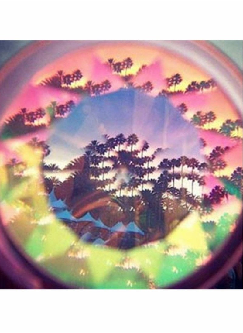 Excefore Kaleidoscope Glasses, Crystal Rainbow Kaleidoscope Rave Glasses  - Image 2