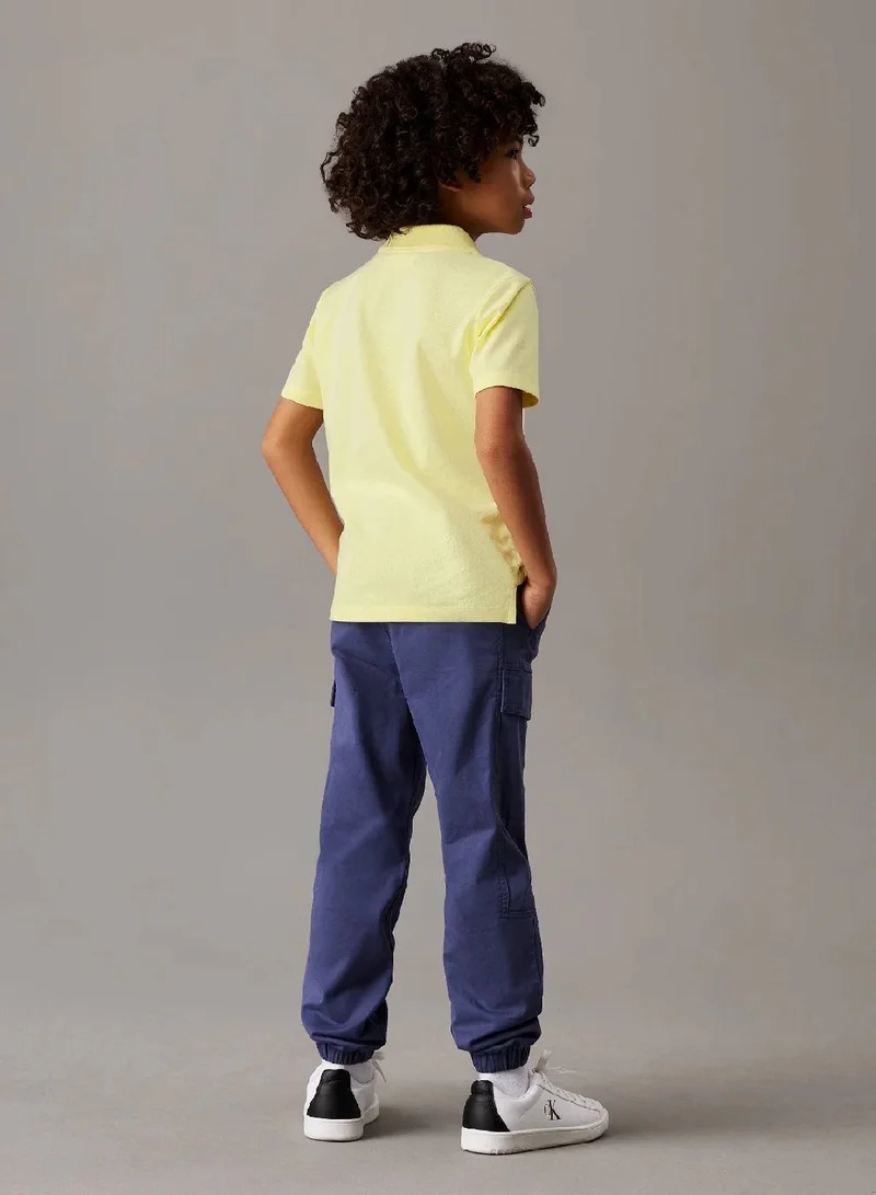 كالفن كلاين جينز بنطال كارجو منسوج