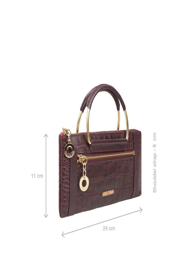 هاي ديزاين محفظة نسائية من الجلد من هايدساين بسحاب دائري - Image 3