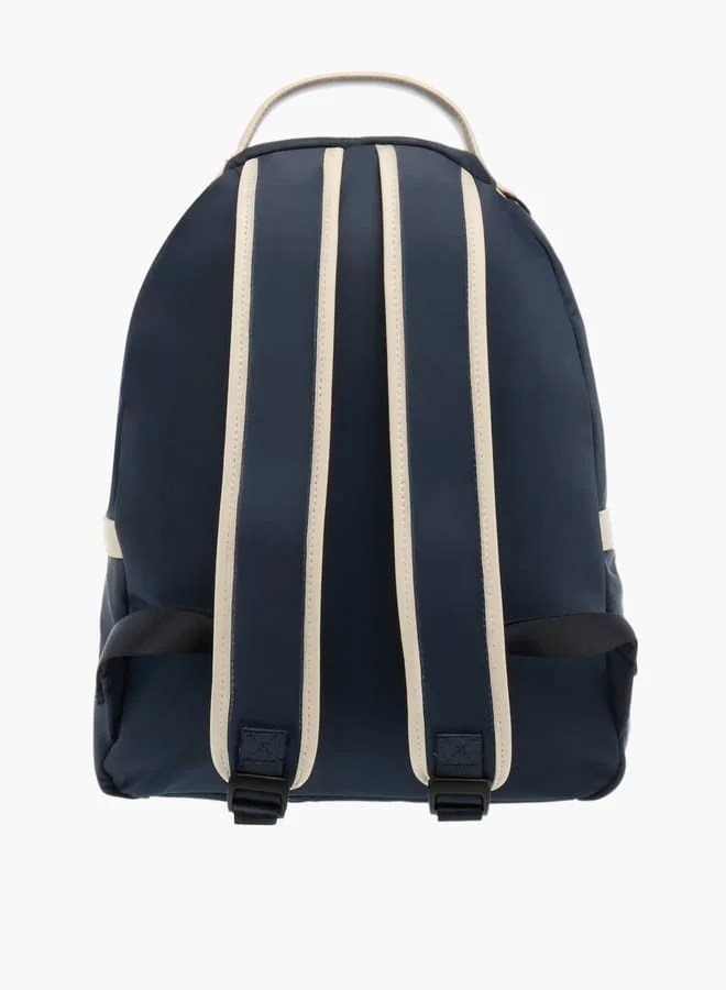 Lee Cooper Womens Logo Print Backpack With Adjustable Straps And Handle