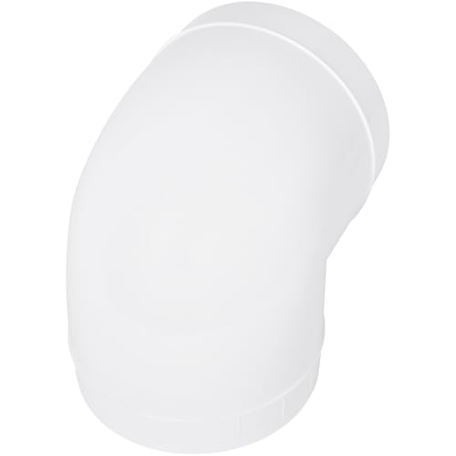 ECOPRO VENT Plastic 6" inch 90 degree duct connector. Easy to mount 90 elbow for flex or straight pipe. - Image 4