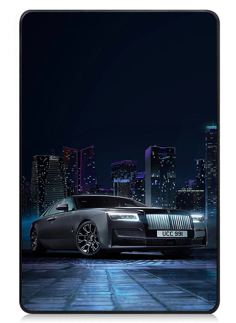 Theodor Protective Flip Case For Samsung Galaxy Tab S9 FE Plus With Trifold Stand Auto Wake Sleep Shockproof Cover Rolls Royce 2 - Image 1