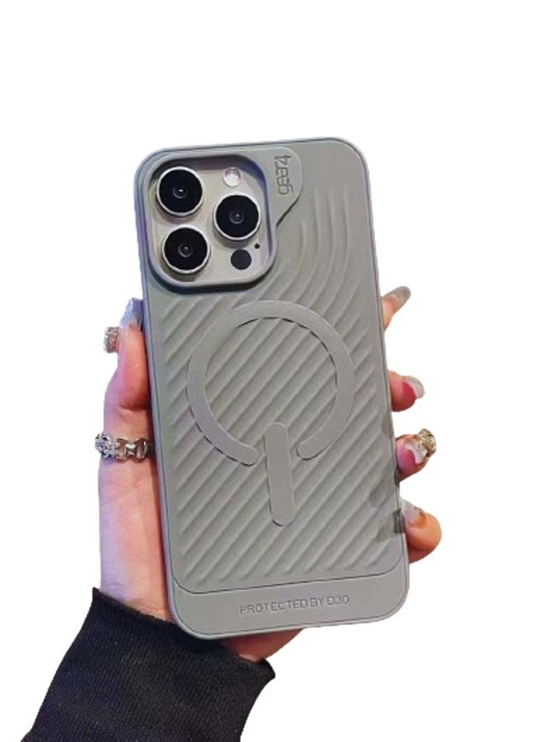 Yezler Premium Rubber Case for iPhone 14 Pro Max – Grey, MagSafe Compatible, Inner Silicone Protection, Shockproof & Scratch-Resistant, Ultra-Slim & Lightweight, High-Quality Protective Cover - Image 1