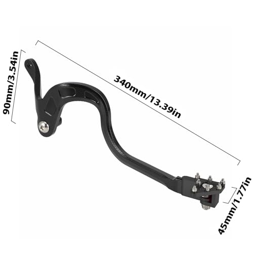 USTPO Motorcycle Rear Brake Pedal Foldable Foot Lever CNC for CRF125F CRF 125F 20142025 Dirt Pit Bike Black - Image 3
