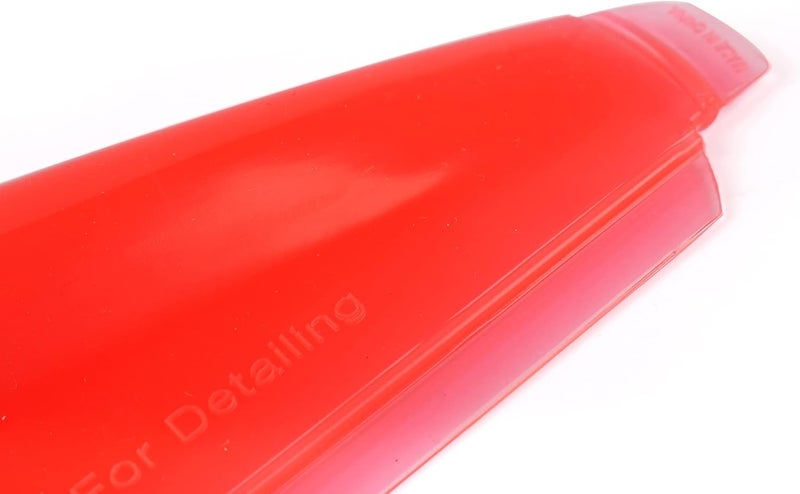 MaxShine Universal Silicone Water Blade for Car Drying – Red – Soft Flexible Silicone Squeegee for Quick Water Removal – Safe for Paint, Glass & Windows – Auto Detailing Tool - Red - Image 3