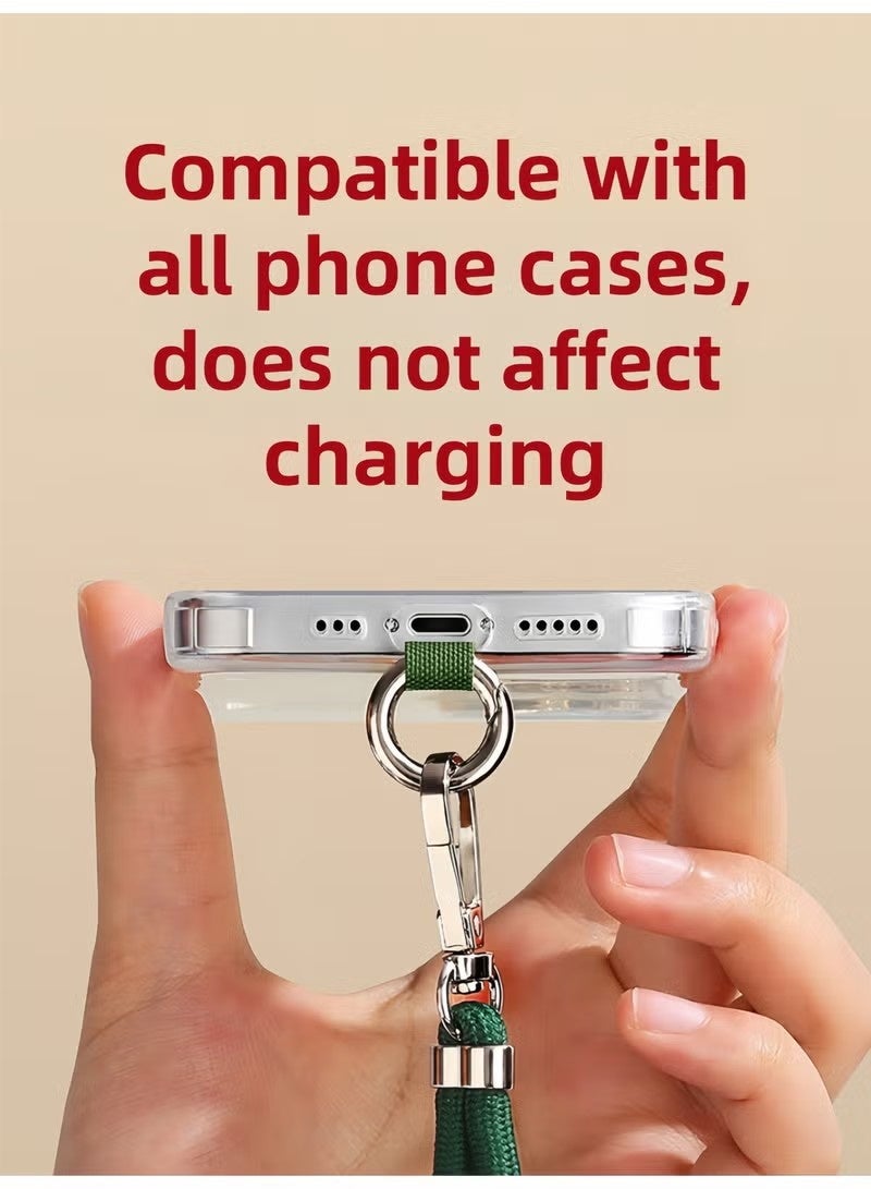 Universal Phone Lanyard with Adjustable Nylon Crossbody Strap for Most Smartphones - Image 3